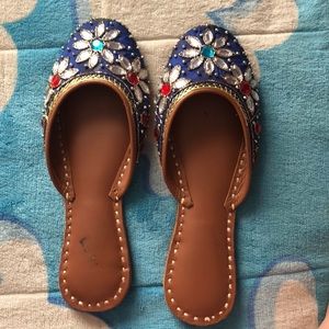 Slip on Embroidered Shoes
